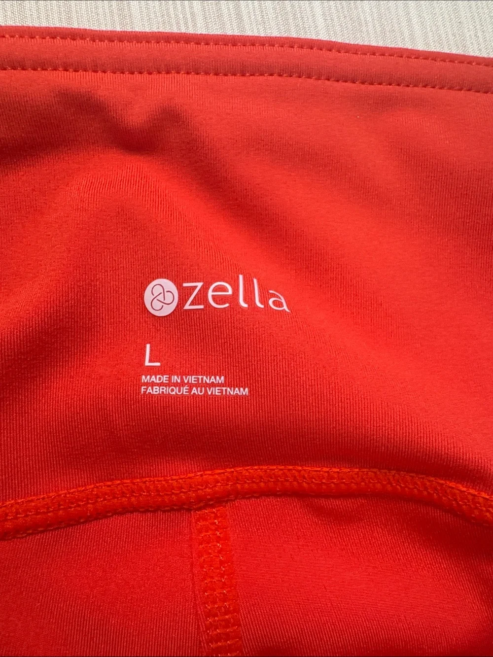 Zella Coral-Red Capri Leggings - Picture 2 of 9